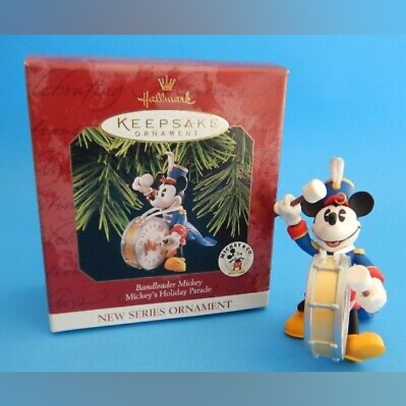 Hallmark 1997 Bandleader Mickey Mickey's Holiday parade ornament NIB - Picture 1 of 5